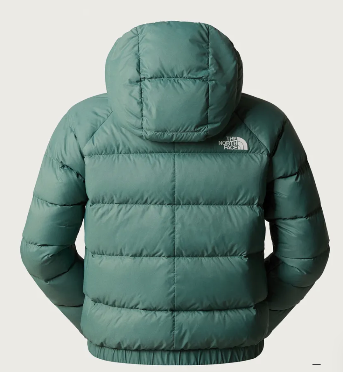 The North Face Women’s Hyalite Down Hooded Puffer Jacket / Green / RRP £235