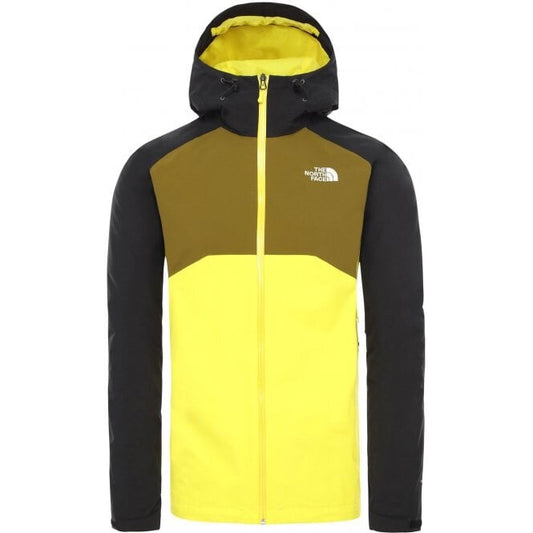The North Face Mens Stratos Rain Jacket / BNWT / Sulphur Greem / M / RRP £145