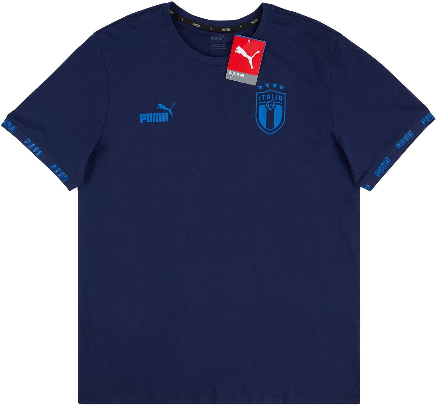 Puma Mens 2020-21 Italy Puma Fan Tee / Navy / RRP £32.99