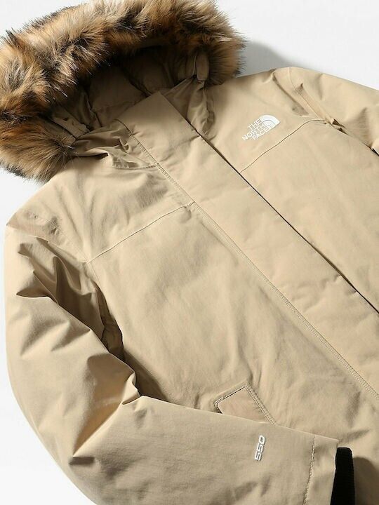 The North Face Women Arctic Parka Jacket Coat / Hawthorne Khaki / RRP £395
