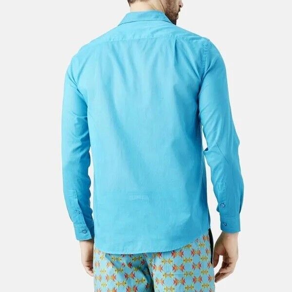 Vilebrequin Light Cotton Shirt / Unisex Caracal / Light Blue / RRP £165