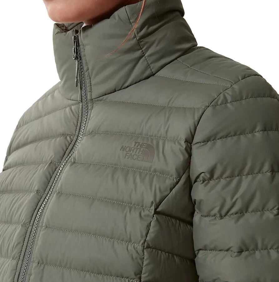 The North Face Women’s Stretch Down Jacket – Thyme, Breathable, Non-PFC DWR