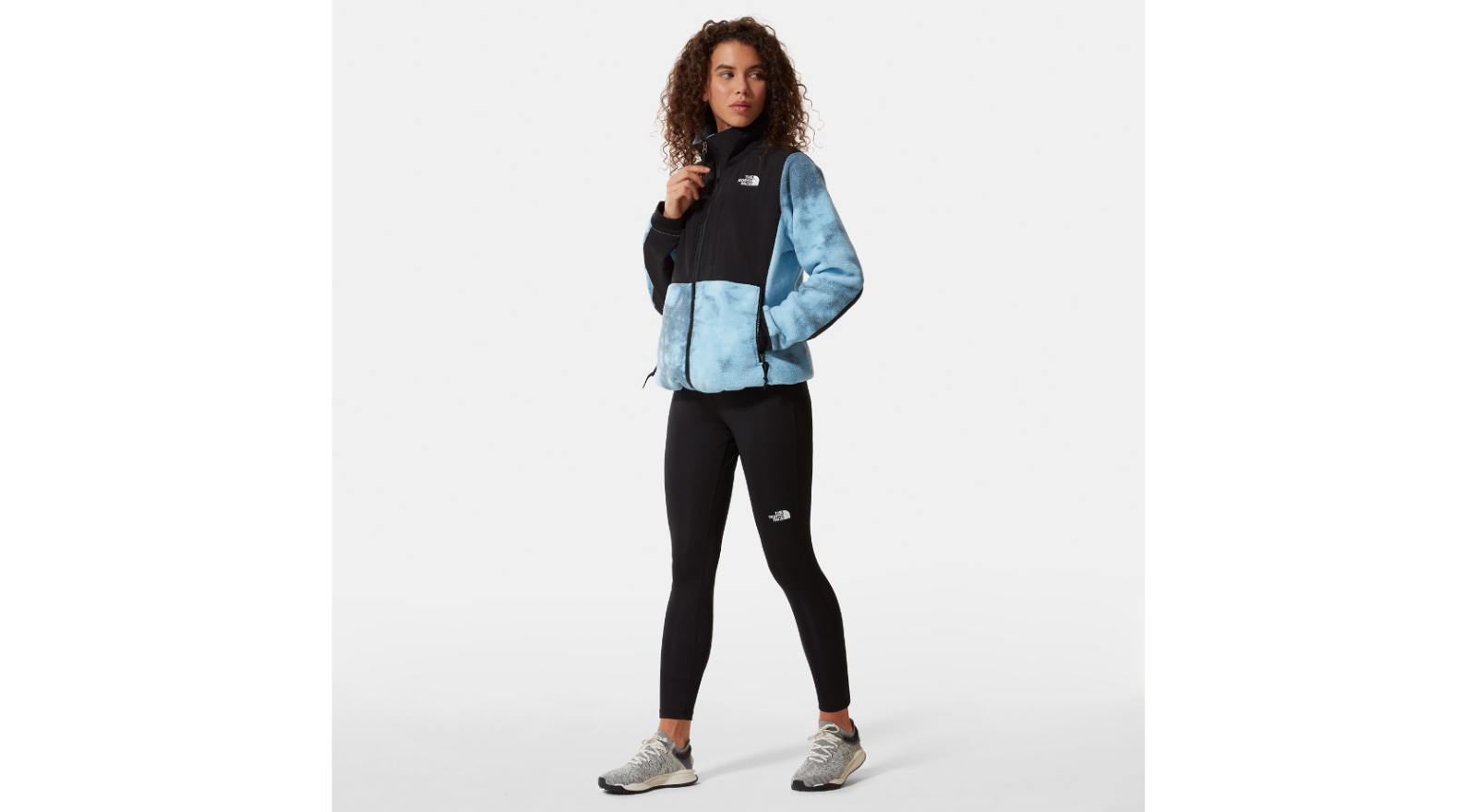 The North Face Women's Printed Denali 2 Fleece Jacket / BNWT / Blue / RRP £135