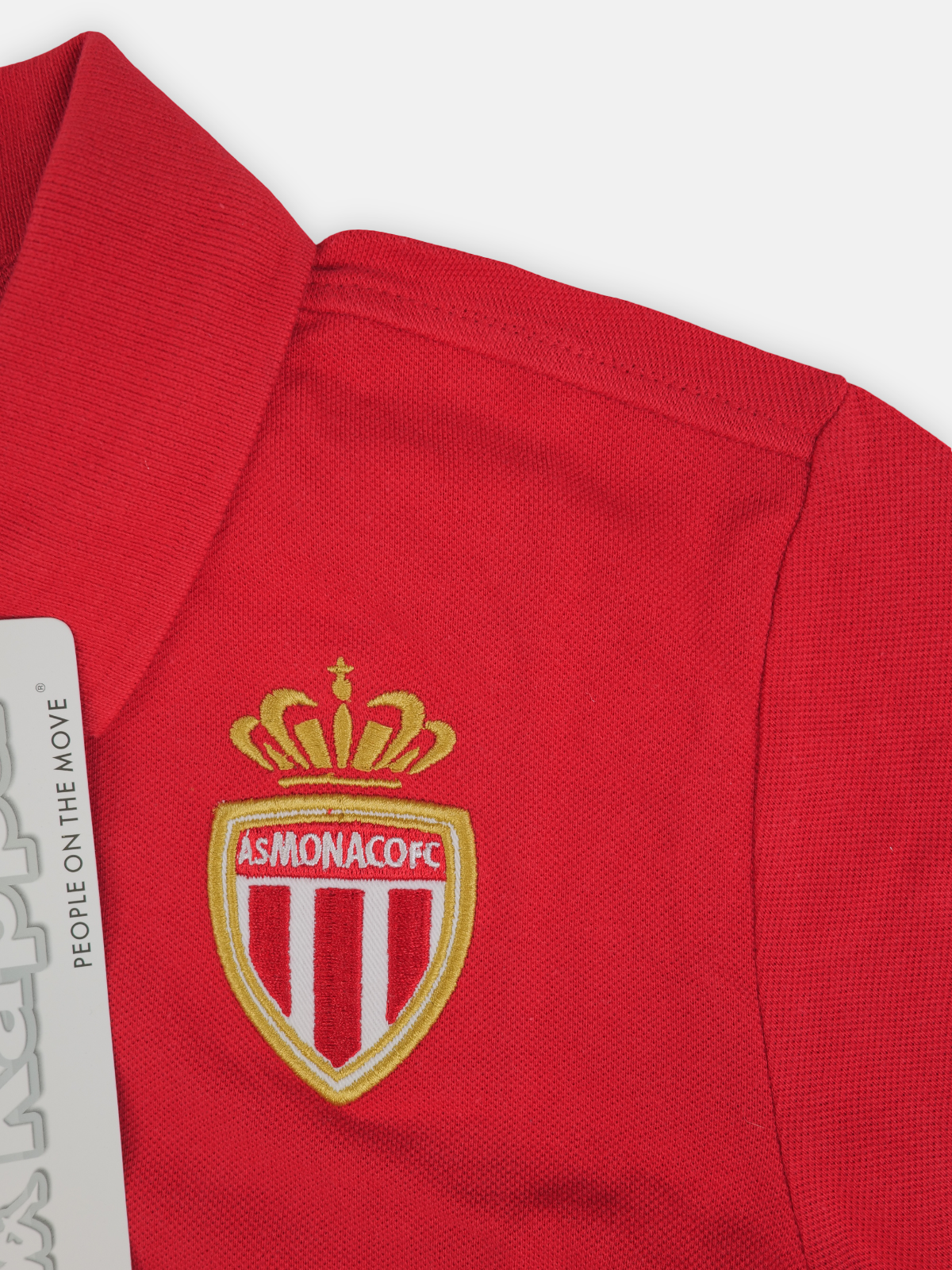 Kappa Mens 2019-20 Monaco Polo Football T-Shirt / Red / RRP £34.99