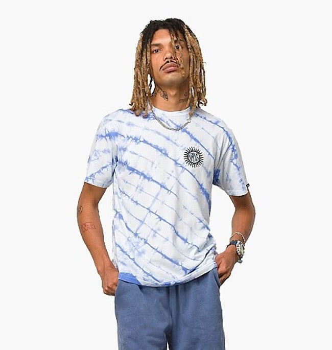 Vans Mens Trippy Thoughts Tie Dye T-Shirt / Ballad Blue / RRP £35