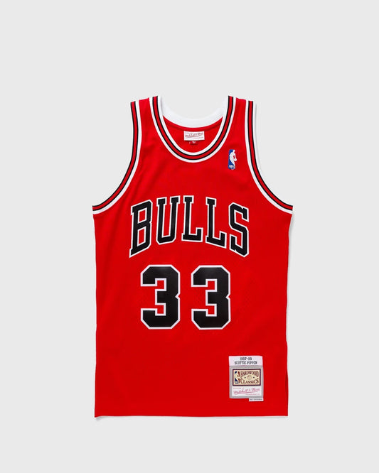 Mitchell & Ness Chicago Bulls Pippen 97-98 Basketball Jersey / Red / RRP £95