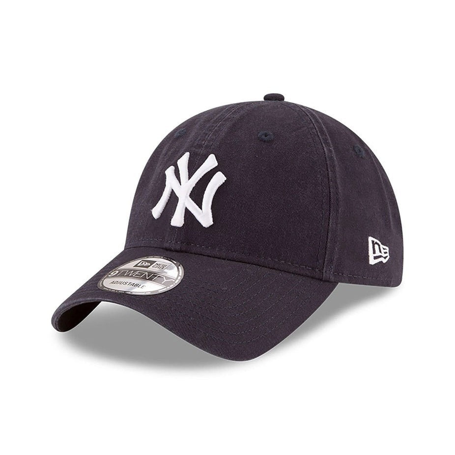 New Era Adult New York Yankees MLB Core Classic 9TWENTY Cap/Navy White/ RRP £23