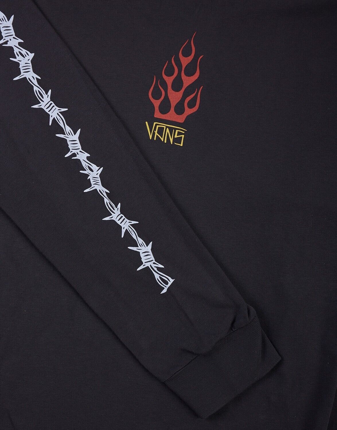 Vans Mens Elijah Berle Vintage Long Sleeve T-shirt / Black / RRP £52