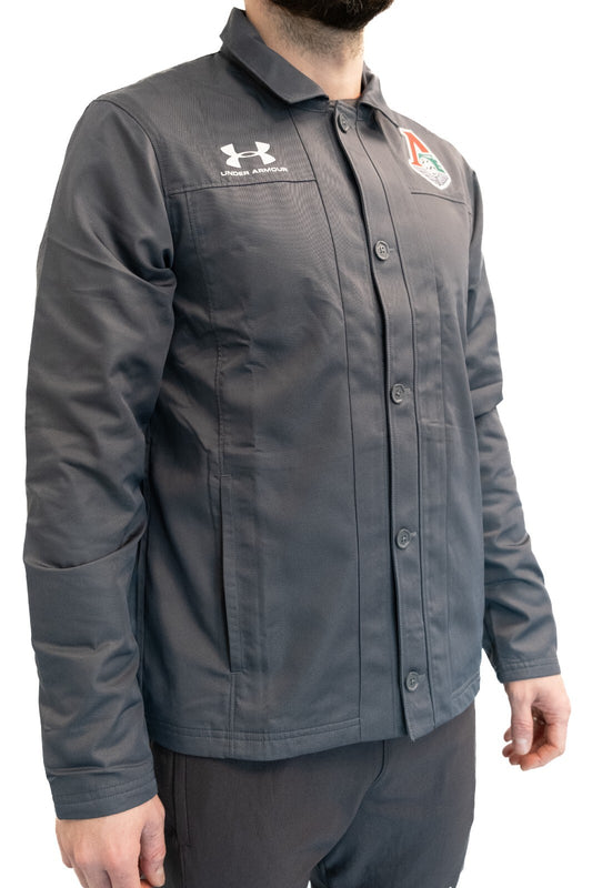 Under Armour 2019-20 Lokomotiv Moscow Touchline Jacket / Grey / Mens / RRP£59.99