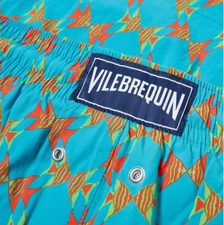 Vilebrequin Swim Shorts / Mens / Moorise / Teal Fish / RRP £220