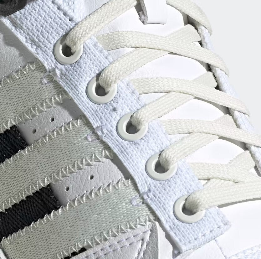 Adidas Mens Forum Mid Parley Trainers / White Black / RRP £90