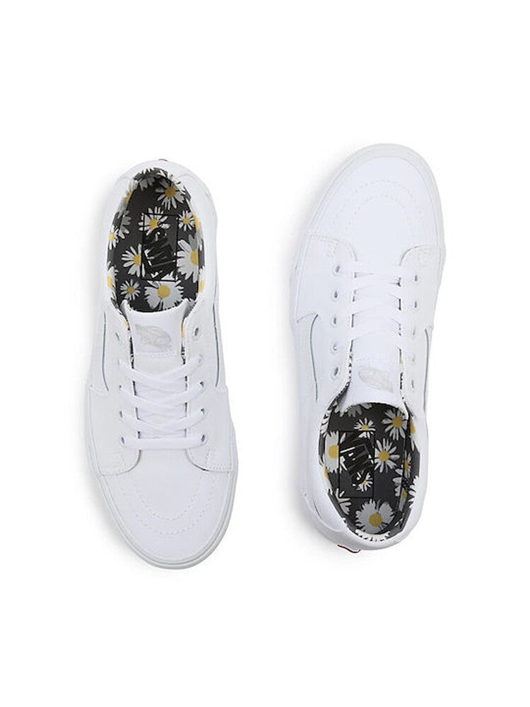 Vans Unisex SK8-Low Trainers / White Smell The Flowers / RRP £65