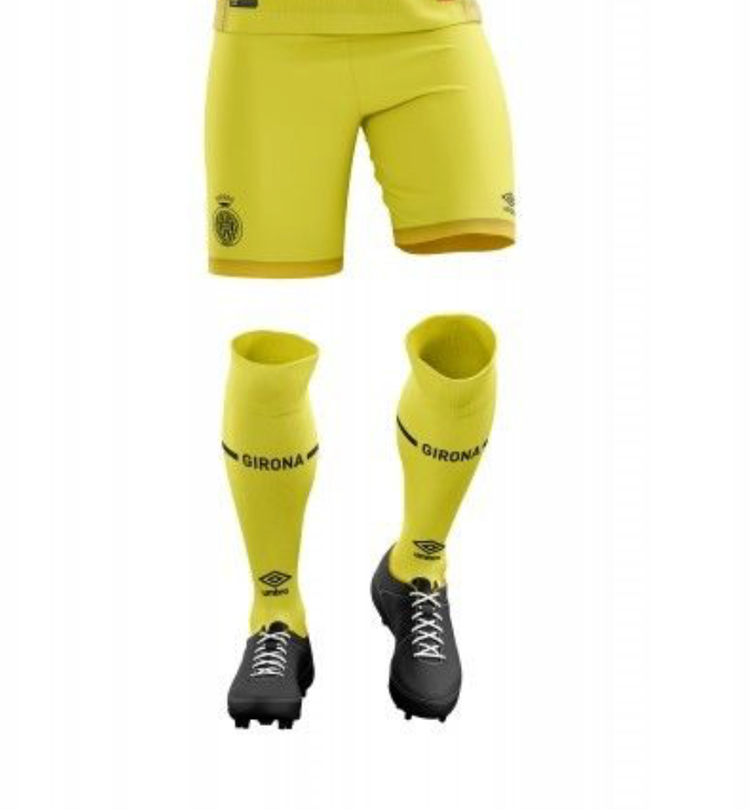 Umbro Girona Third Football Socks / Yellow / 2018-19 / RRP £15