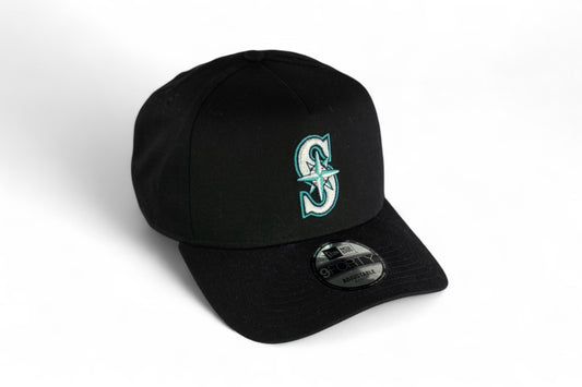 New Era Seattle Mariners 9FORTY A Frame Cap / Black / RRP £30