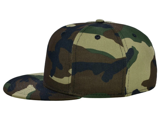 Crowns By Lids Camo Fitted Cap / Camo Green / RRP £23