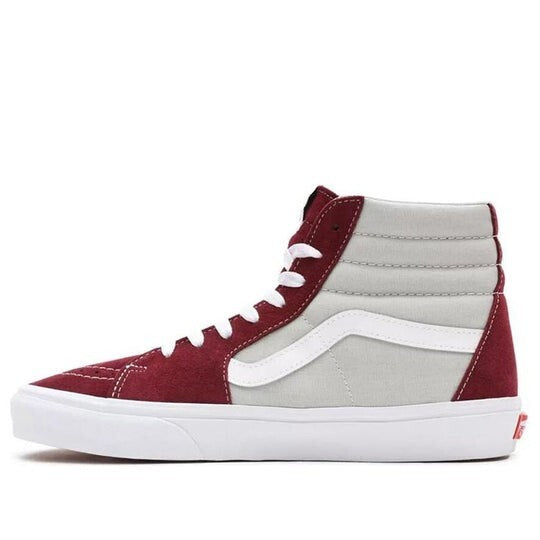 Vans Sk8-Hi Trainers / Grey Red White / RRP £85