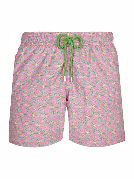 Vilebrequin Swim Shorts / Men’s / Moorea/ Baies Roses with Patterns/ RRP £175