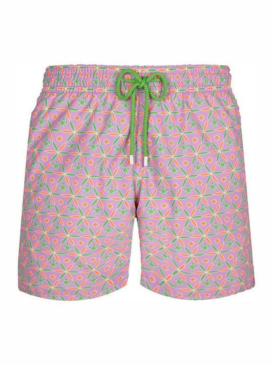 Vilebrequin Swim Shorts / Men’s / Moorea/ Baies Roses with Patterns/ RRP £175