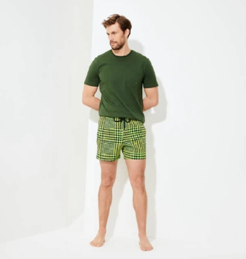 Vilebrequin Swim Shorts / Mens / Moorise / Green Check / RRP £220