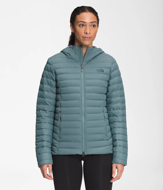 The North Face Women’s Stretch Down Hoodie – Goblin Blue, Non-PFC DWR, 700 Fill