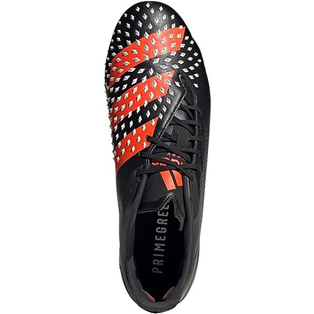 Adidas Men’s Predator Malice (FG) Rugby Boots / Black Red White/ RRP £180
