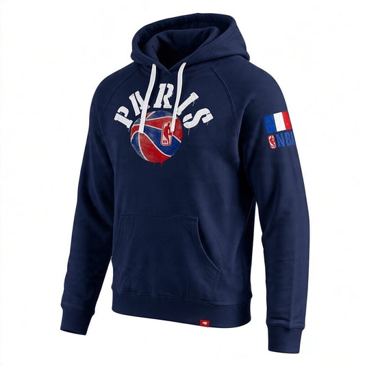 NBA Paris Womens Hoodie / Navy / RRP £80