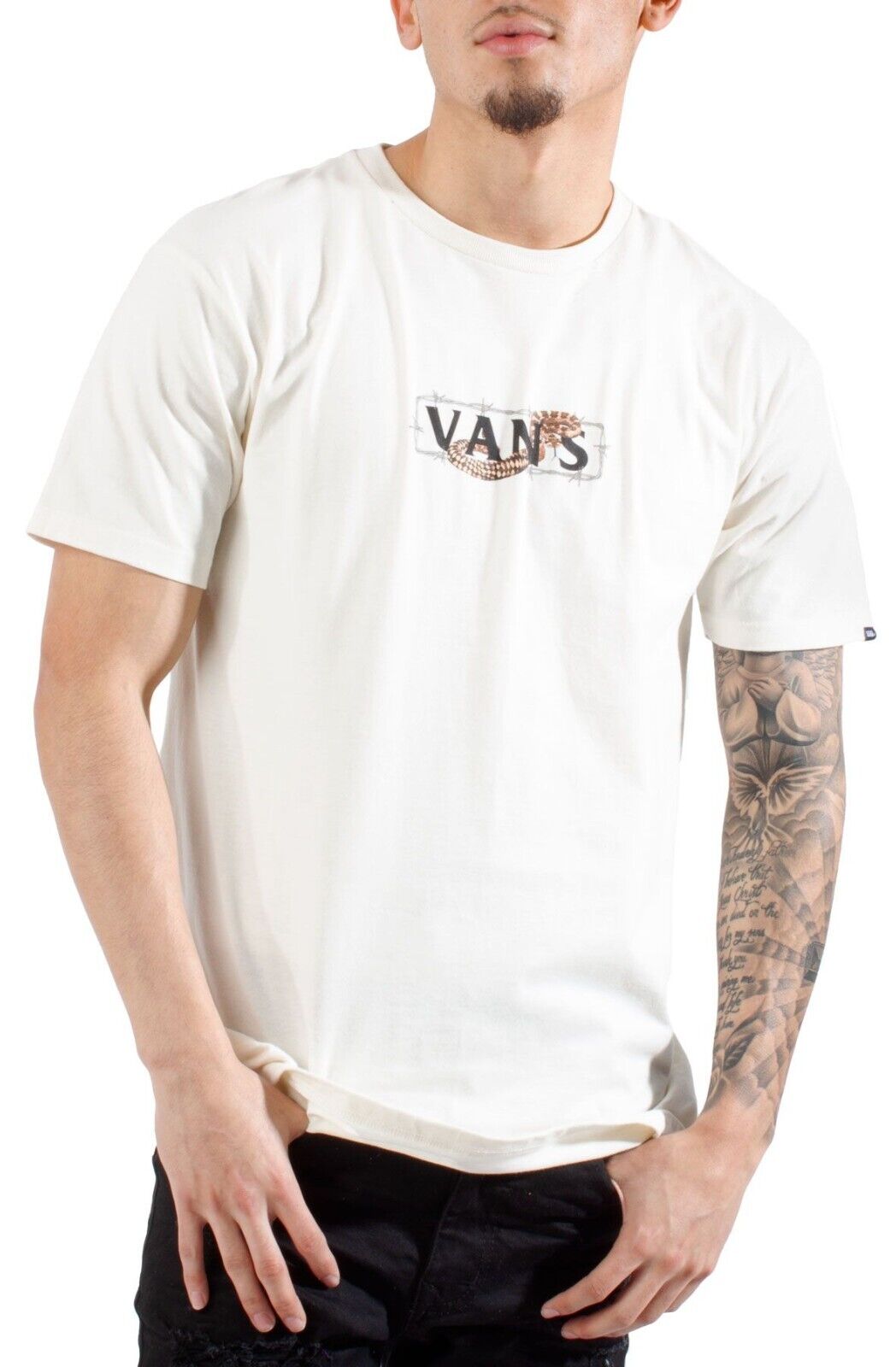 Vans Mens Desert Pack Easy Box T-Shirt / White / RRP £25