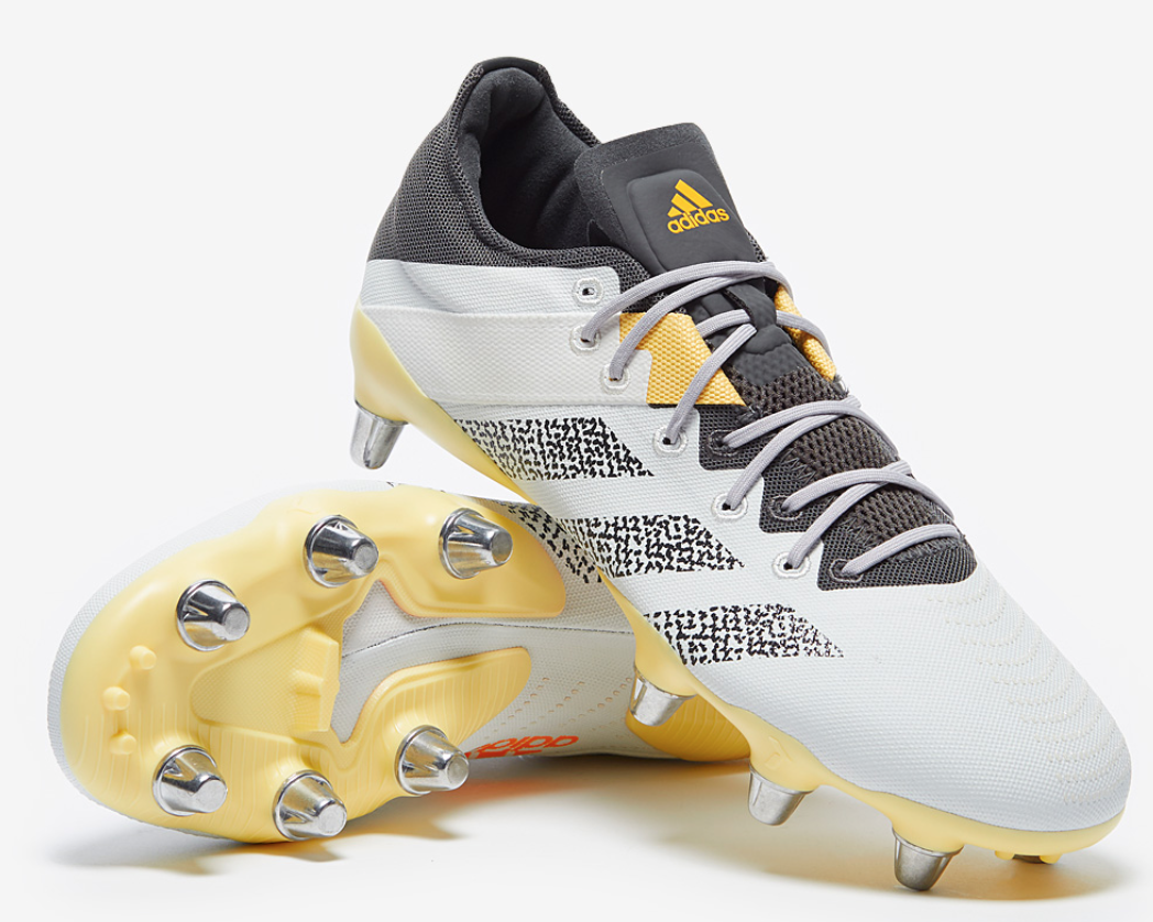 Adidas Kakari Z.0 SG Rugby Boots / BNIB / Crystal White / RRP £170