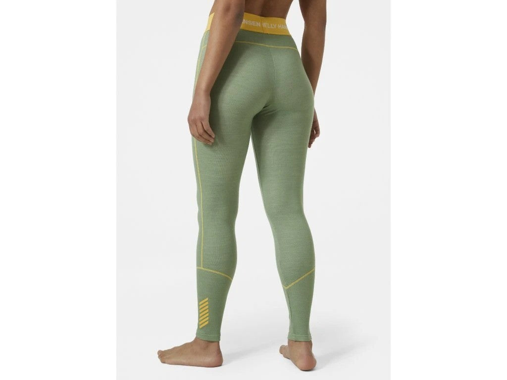 Helly Hansen Womens LIFA Merino Midweight Leggings / Jade Green / RRP £65