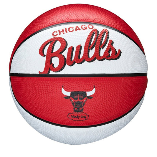 Wilson Chicago Bulls Mini Basketball / Retro / Red White / RRP £18