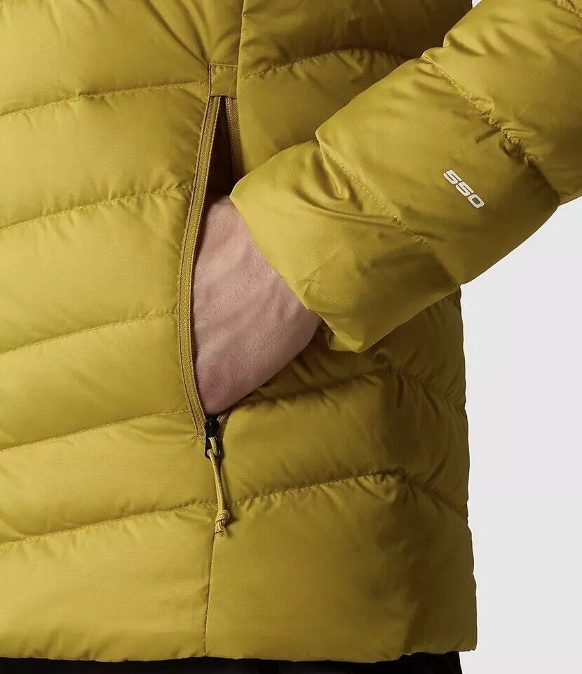The North Face Mens New Ashton Puffer Jacket / Mineral Gold / RRP £225