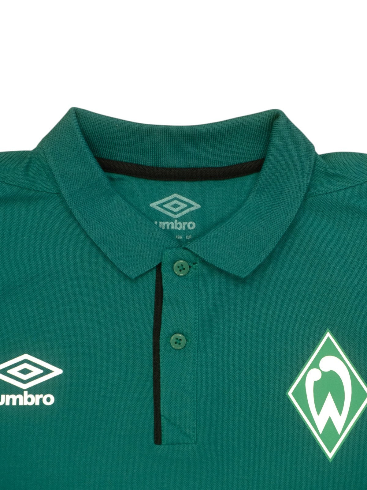 Umbro Mens 2021-22 Werder Bremen Polo Shirt / Green / RRP £45