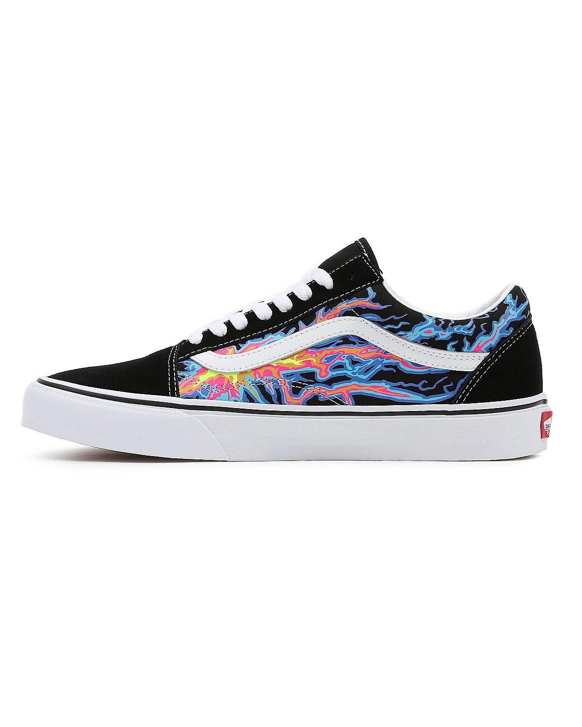 Vans Unisex Old Skool Trainers / Black Electric Flame / RRP £70
