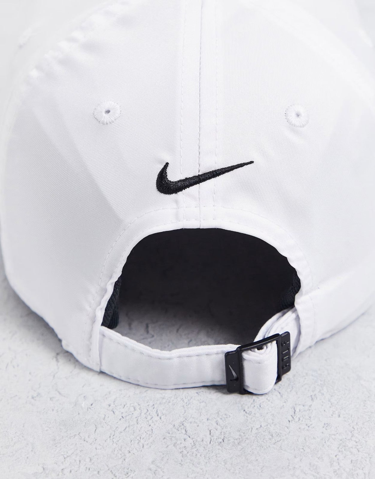 Nike Adult Golf L91 Tech Dri-Fit Cap / White Black / RRP £24