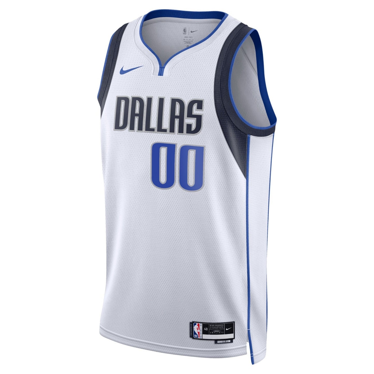 Nike Men's Dallas Mavericks Blank Basketball Jersey / White / RRP £90