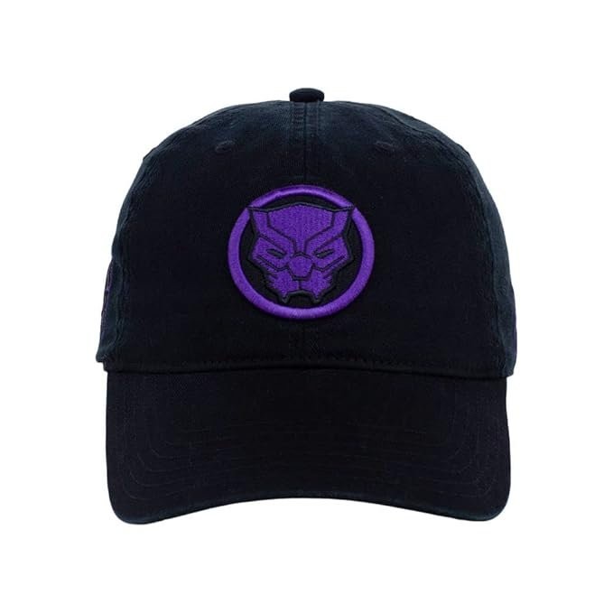 Marvel Adult Black Panther Strapback Adjustable Dad Cap / Purple / RRP £28