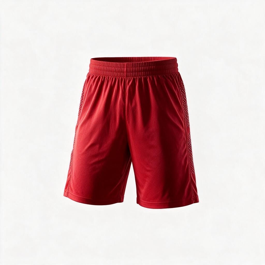 Perugia Frankie Garage Football Shorts / Red / RRP £25
