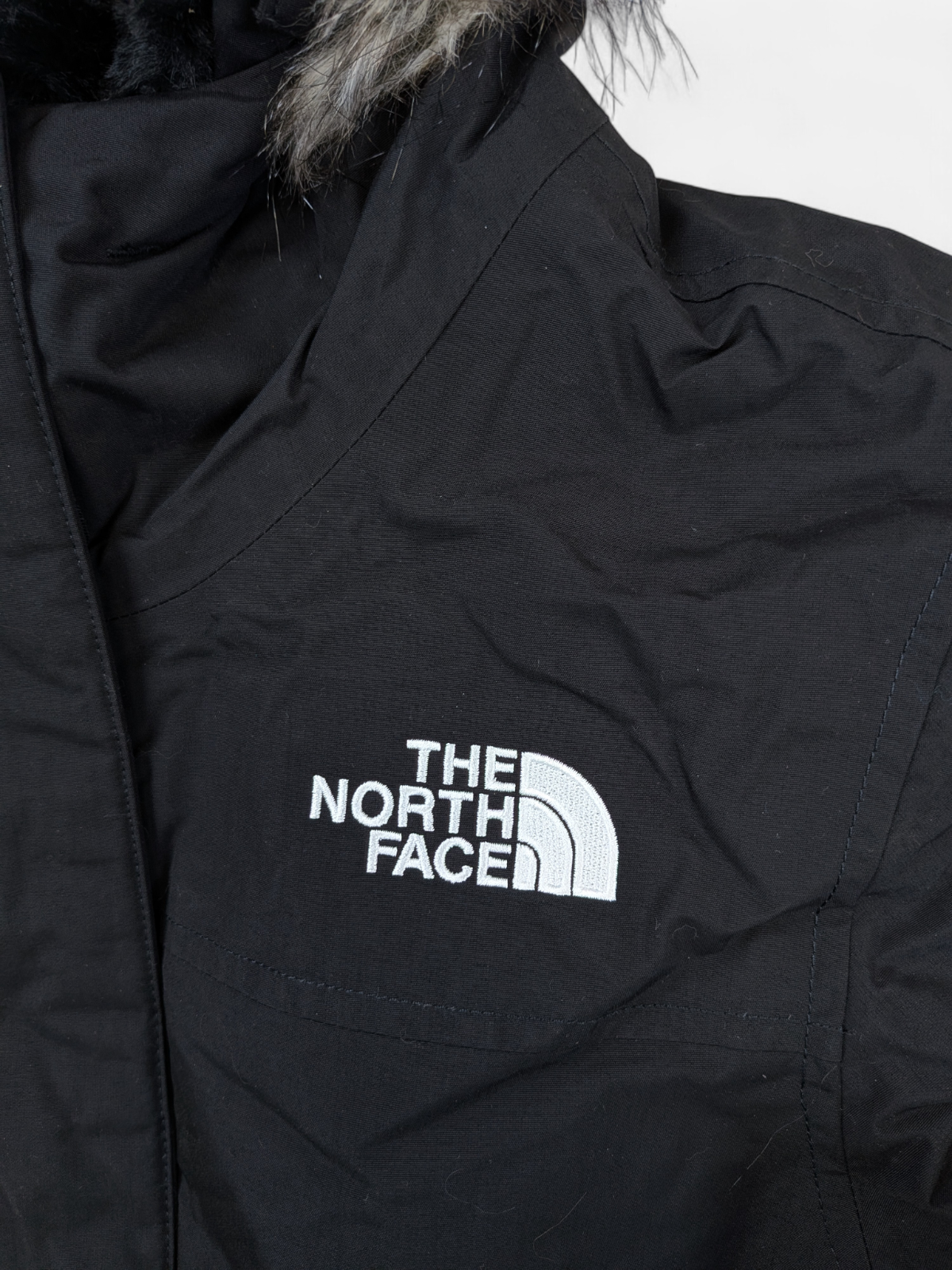 The North Face Girls ARTIC SWIRL PARKA Jacket / Black / RRP £230