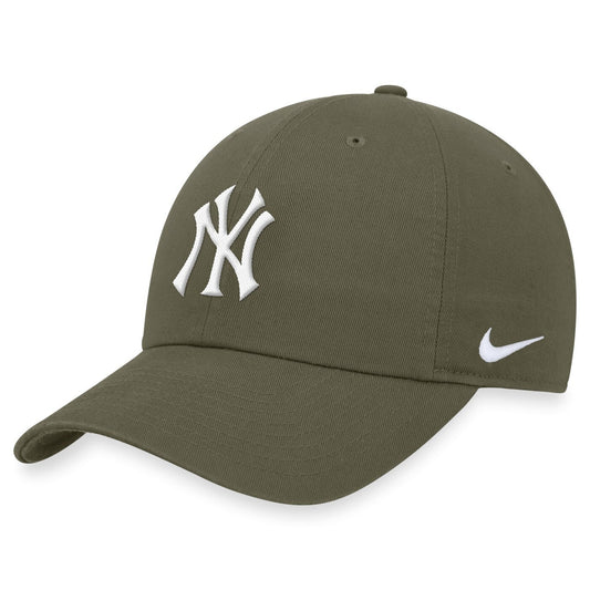 Nike New York Yankees Relaxed Club Cap / Olive Green / RRP £22