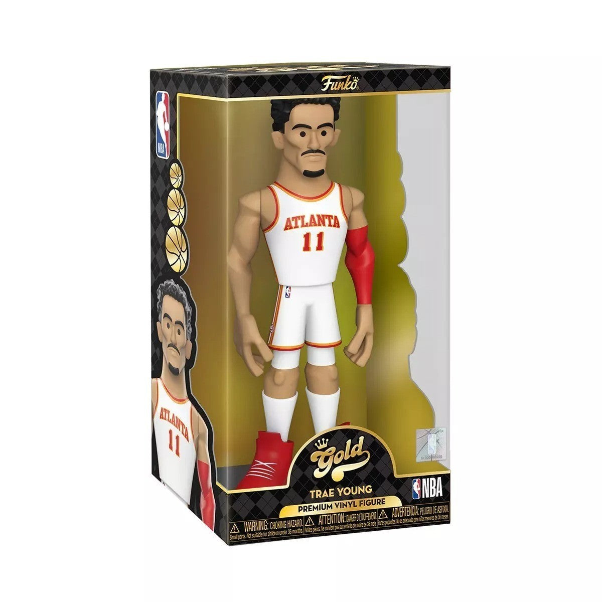 Funko Pop! Vinyl Gold 12" NBA Trae Young Atlanta Hawks / RRP £35