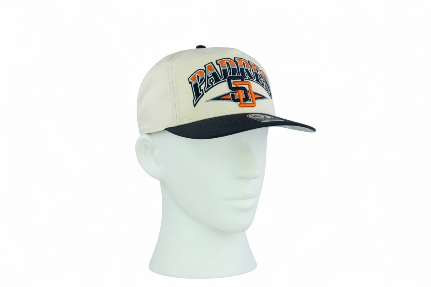 47 Brand San Diego Padres Arc Line Hitch Snapback / Beige Navy / RRP £38