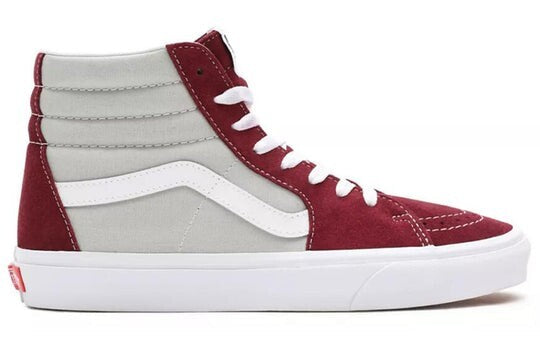 Vans Sk8-Hi Trainers / Grey Red White / RRP £85