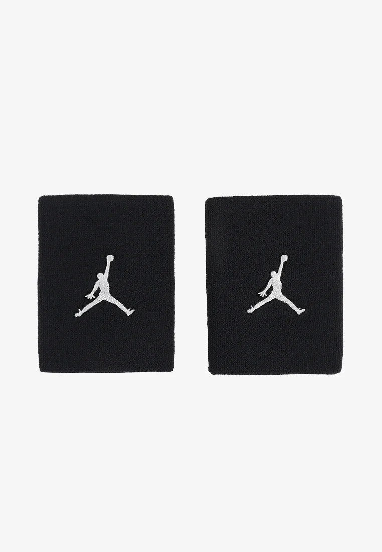 Nike Jordan Mens Dri-Fit Wristbands / Black White / RRP £18