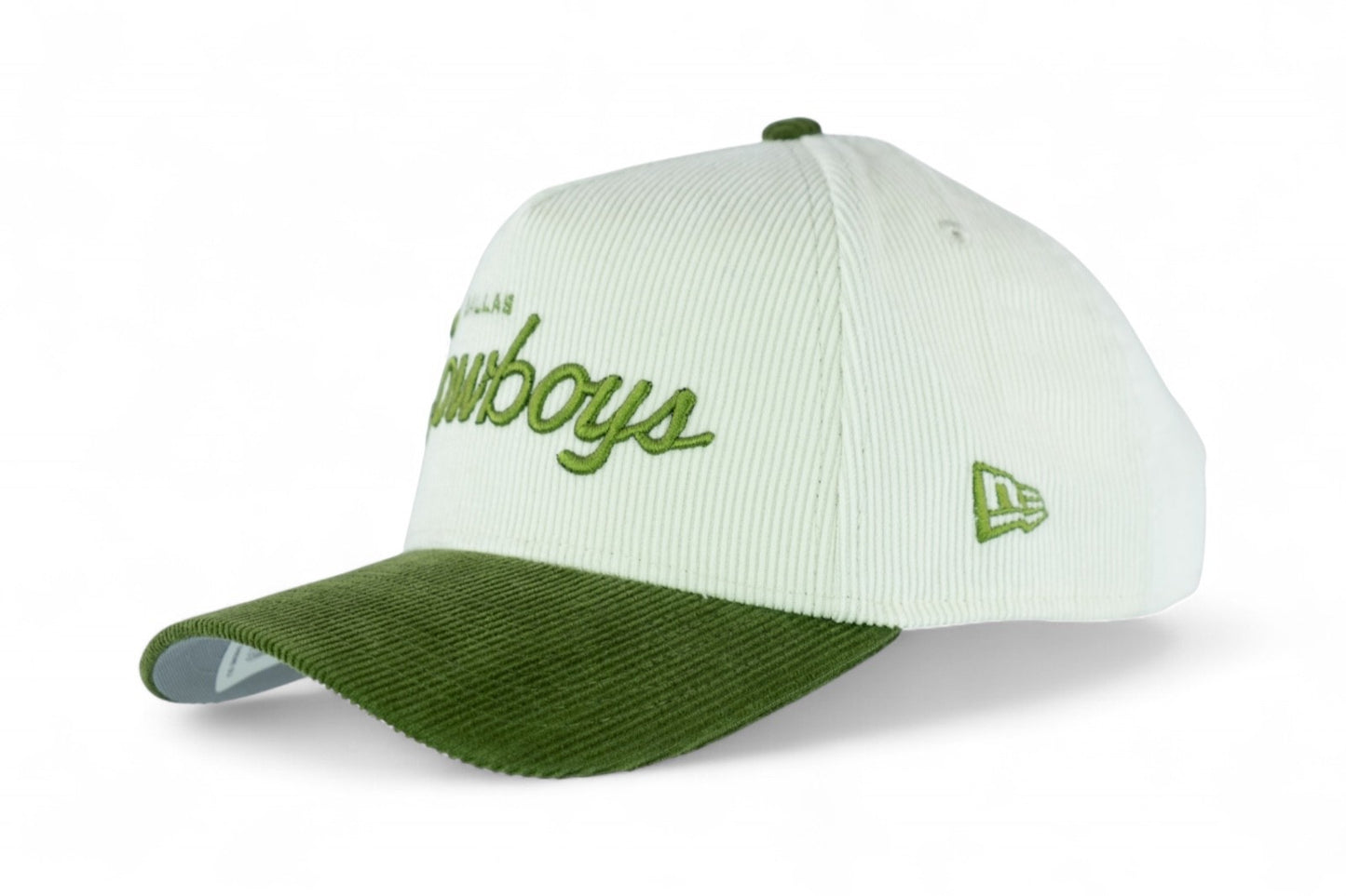 New Era Dallas Cowboys NFL Retro Cord A-Frame Cap / Silver Khaki / RRP £39