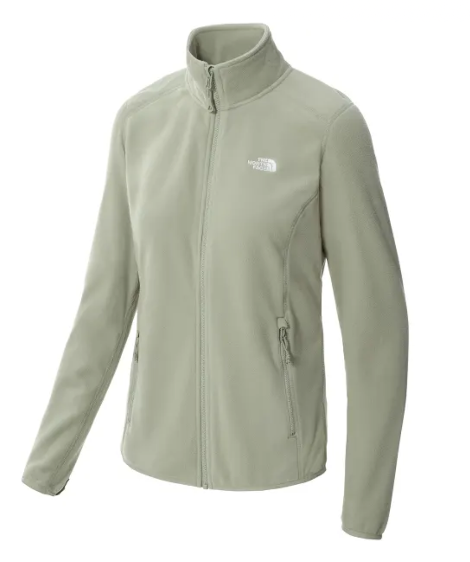 The North Face Women's 100 Glacier Full Zip Fleece / BNWT / Tea Green / RRP £65