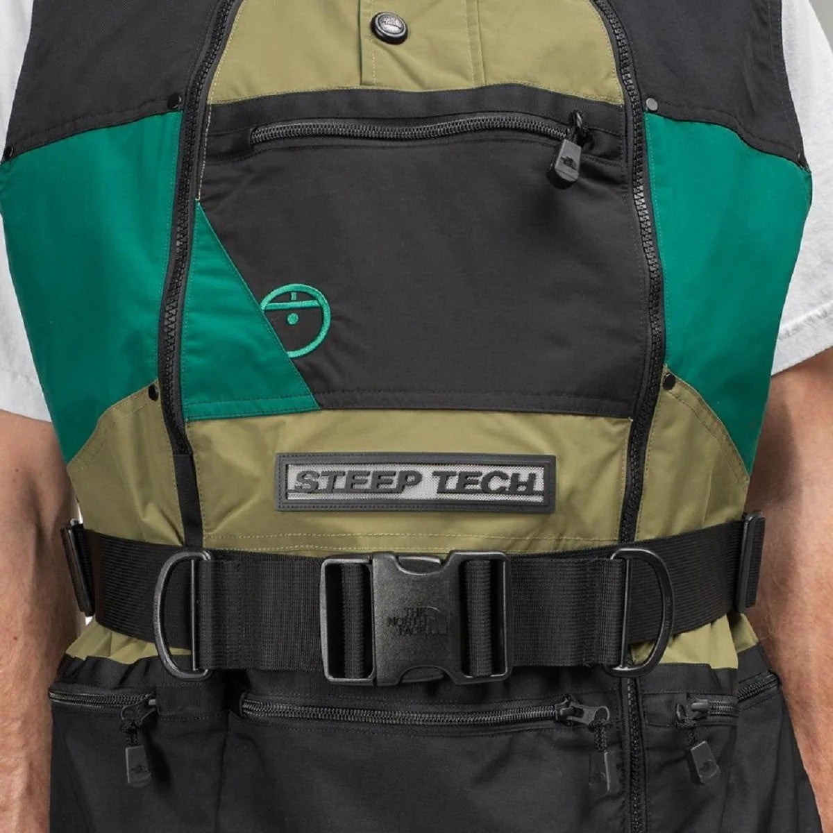 The North Face Steep Tech Vest / Burnt Olive Green / RRP £225