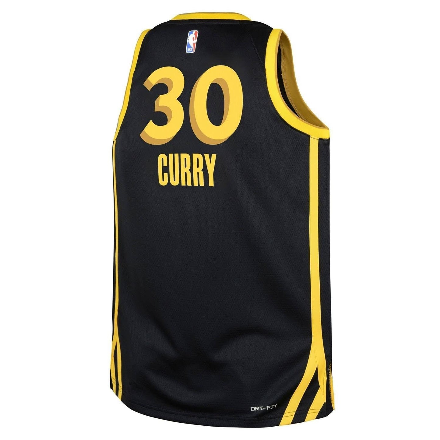 Nike Kids Black Basketball Jersey / Golden State Warriors / Curry / RRP £80