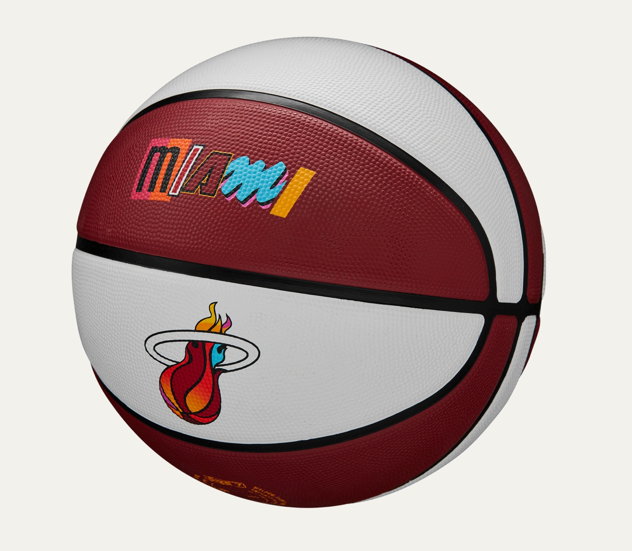 Wilson Miami Heat Team City Edition Basketball / Size 7 / RRP £75