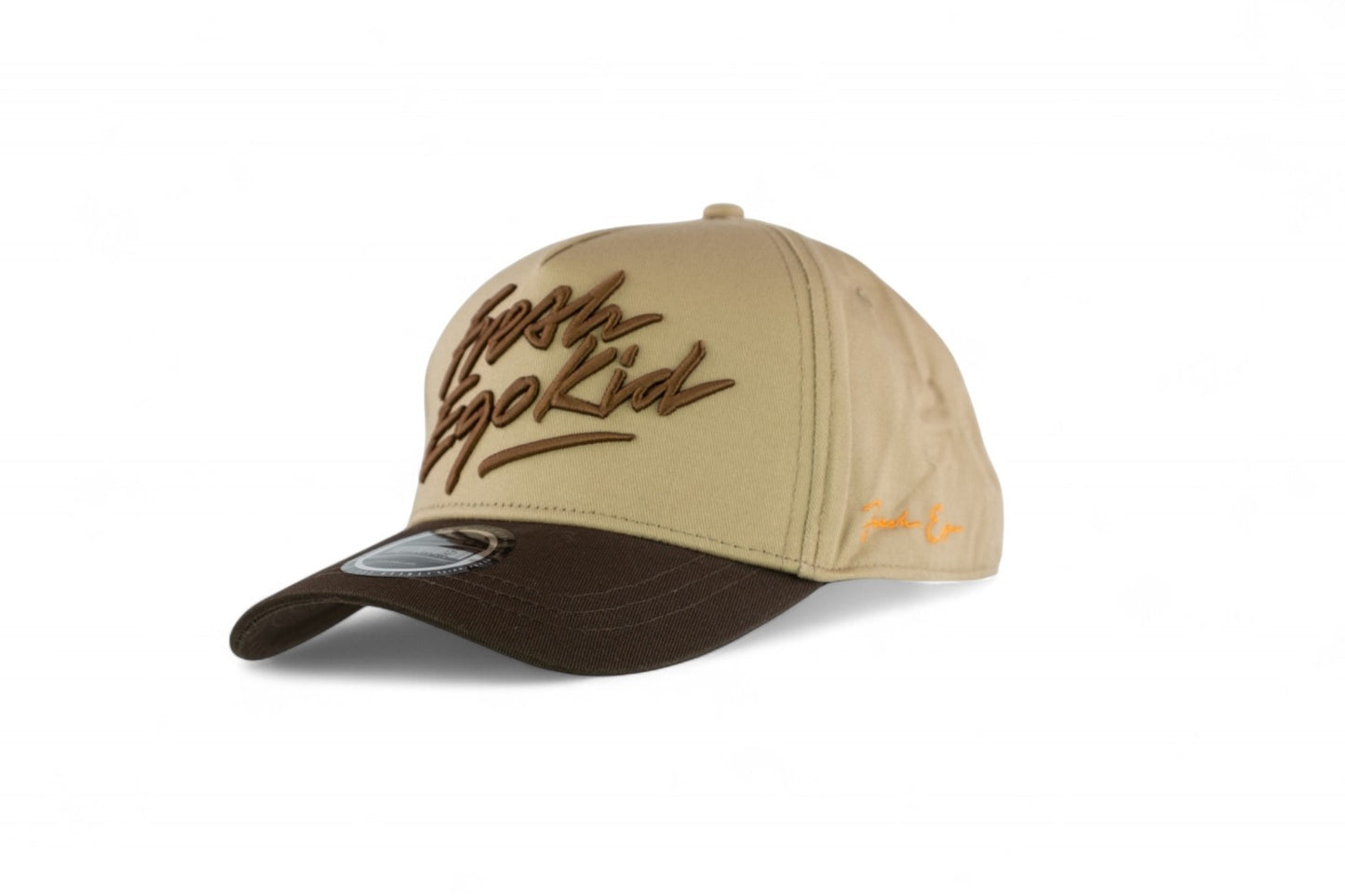Fresh Ego Kid Script Cap / Beige Brown / RRP £35