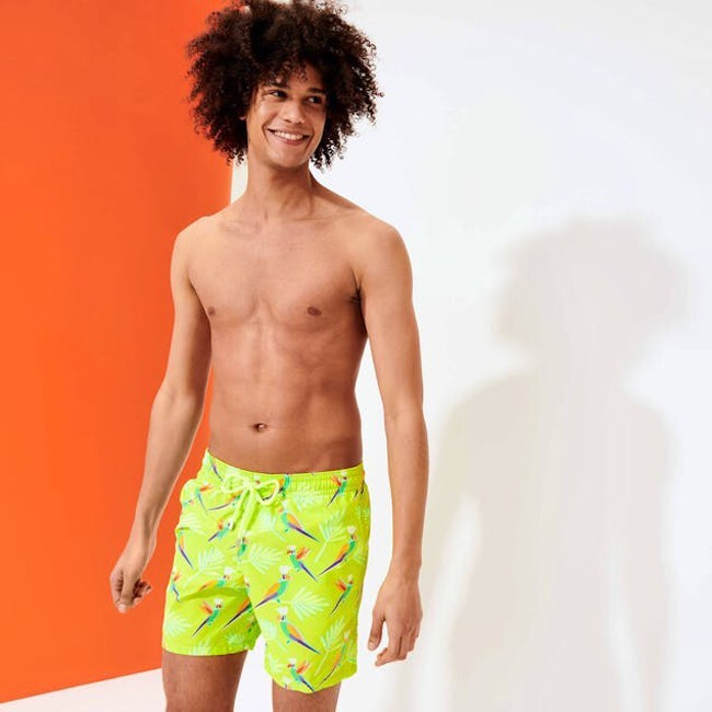 Vilebrequin Swim Shorts / Men’s / Moorea / Green Lime / RRP £180